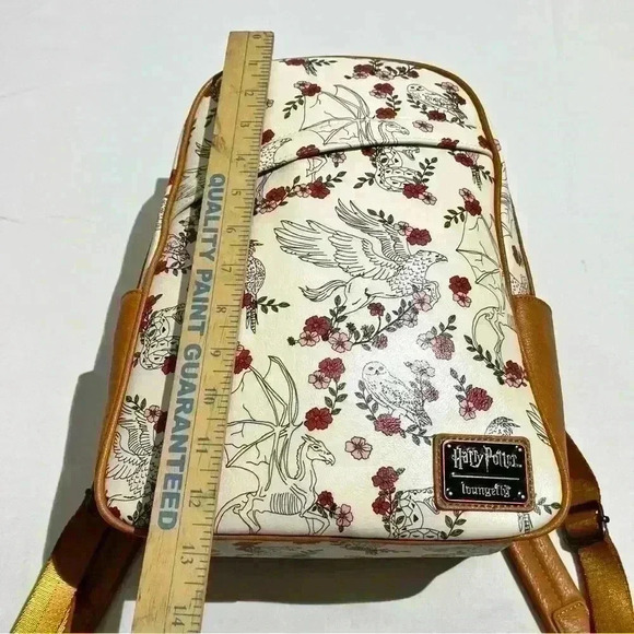 NWT Loungefly Harry Potter Magical Creatures Large Bag Owl HP Exclusive Backpack - Picture 6 of 16